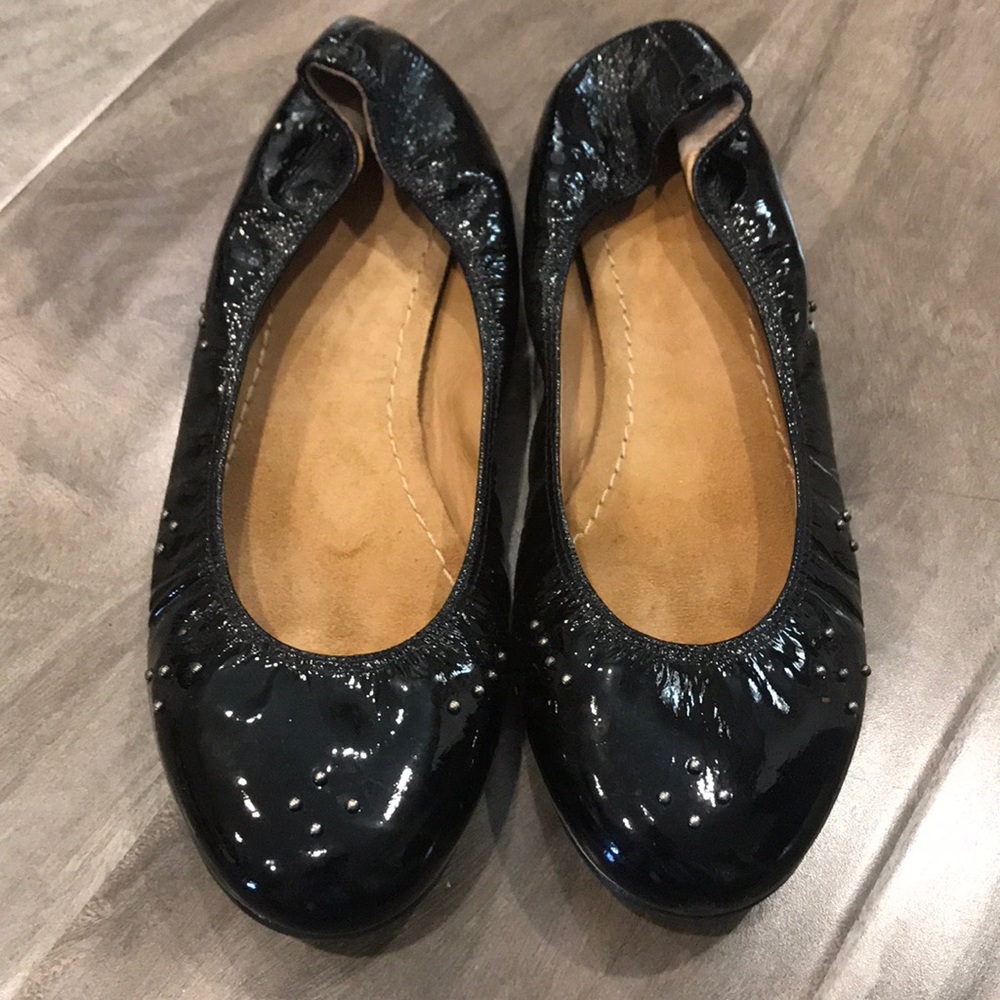 Barney’s New York patent leather studded flats 6.5